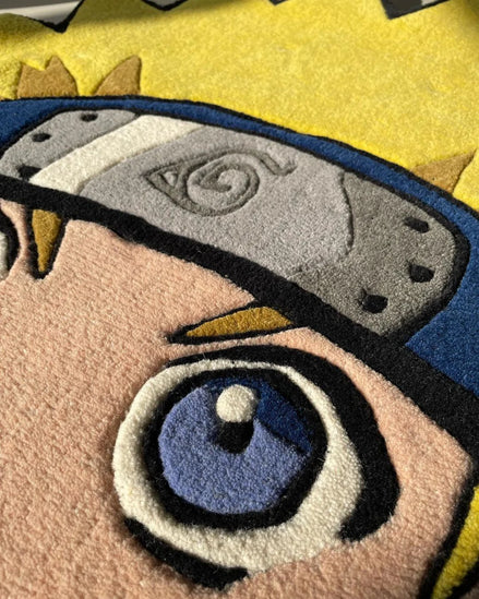 Naruto Hand Tufted Recycled Polyester And Woollen Rug