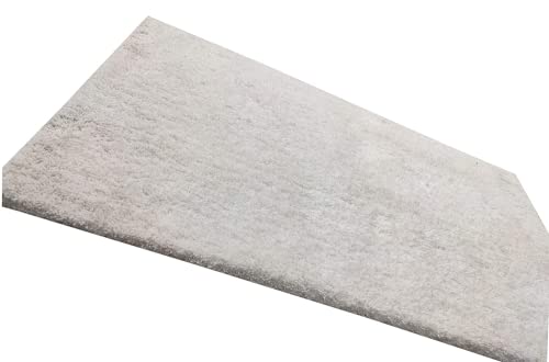 Prince Carpets Handwoven Micro Fiber Supersoft Plushy Shag Carpets for Living Room Bedroom Hall Dining Room 3 x 5 feet Color Beige