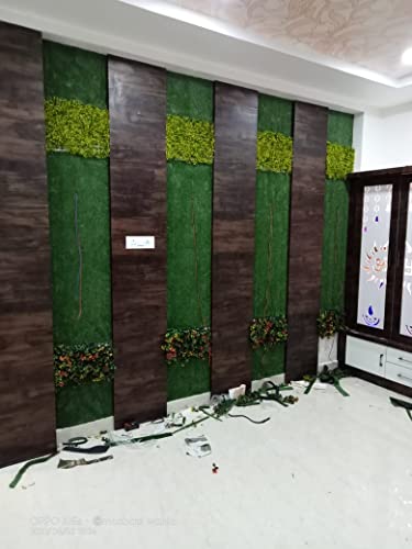 Prince Carpets Aritifical Grass Carpet for Home Lawn Balcony Landscaping Indoor & Outdoor Decorating Purpose high Density Long Lasting Thickness 35 mm Size 6.5x8 feet
