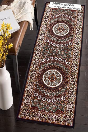 Prince Carpets for Living Room Kashmiri Carpets for Living Room Supersoft Silk Touch Black Color 2 x 6 feet