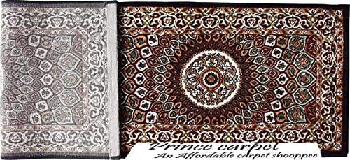 Prince Carpets for Living Room Kashmiri Carpets for Living Room Supersoft Silk Touch Black Color 2 x 6 feet
