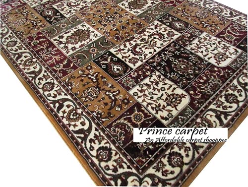 Prince Carpets for Living Room Kashmiri Carpets for Living Room Supersoft Silk Touch Gold Color 5 x 7 feet