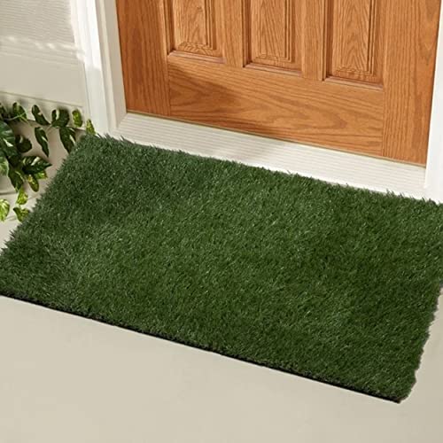 Prince Carpets Natural Looking high Density Long Lasting Aritifical Grass Carpet for Home Lawn Balcony Landscaping Indoor & Outdoor Decorating Purpose Thickness 35 mm Size 6.5X 5 feet