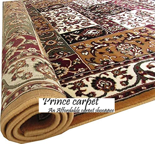 Prince Carpets for Living Room Kashmiri Carpets for Living Room Supersoft Silk Touch Gold Color 5 x 7 feet