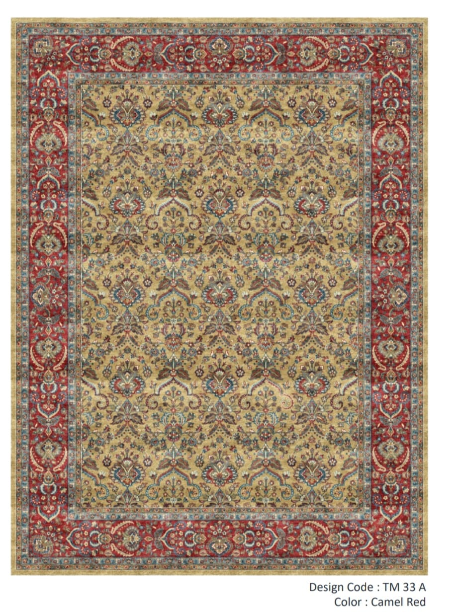 Traditional Persian Mughal Rugs | Handwoven Wool Carpet | Designer Floor Rugs India