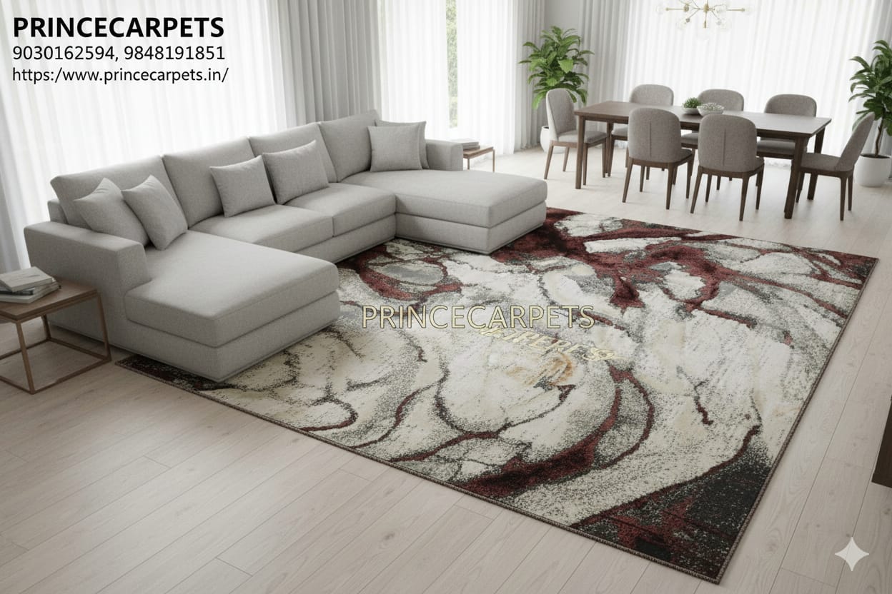 Premium Modern Abstract Carpet - Elevate Your Home with Artistic Luxury