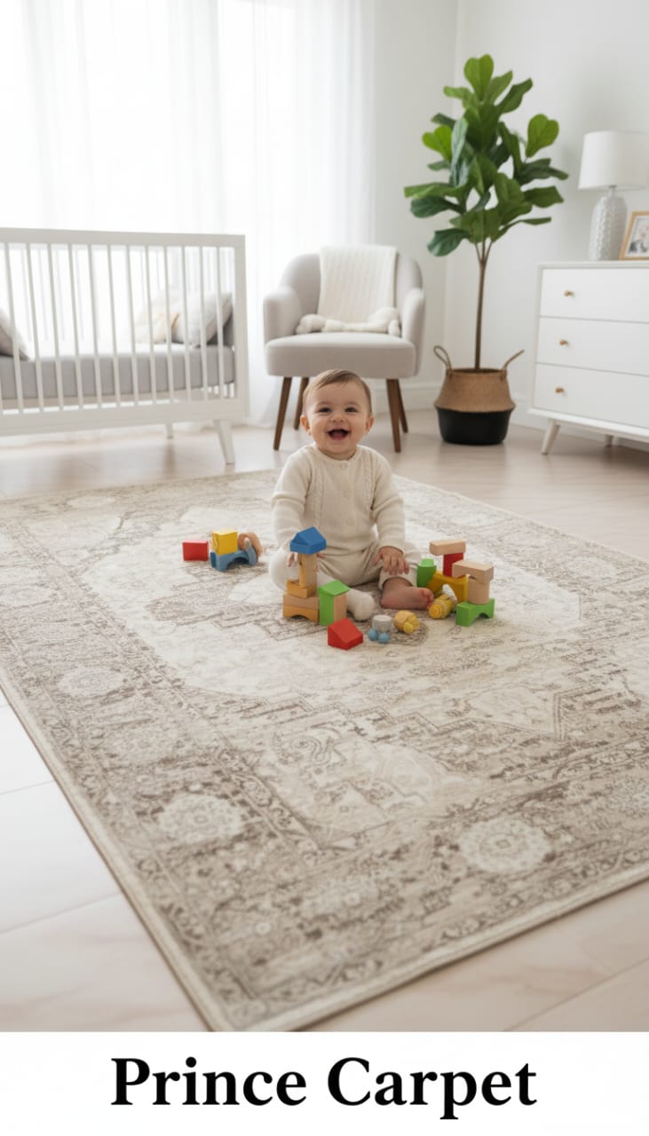 Contemporary Abstract Area Rug - Premium Wool Carpet for Modern Home Interiors