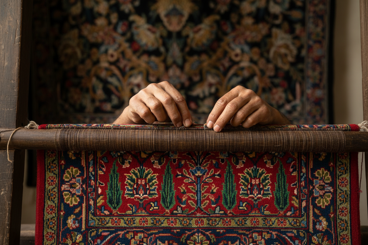 Traditional Carpet Weaving Process