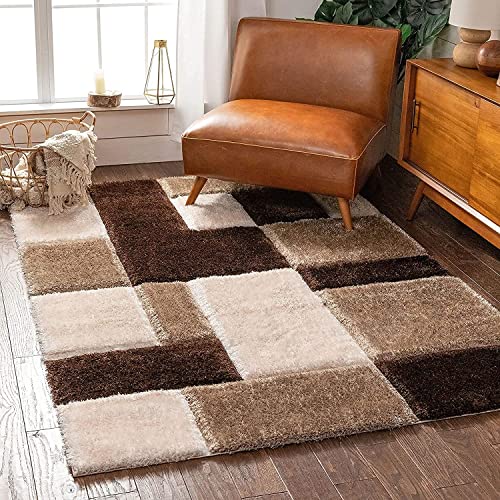 PC_SHAG_Brown/Beige_M_3X5