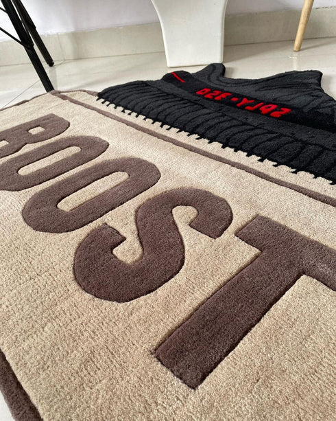 Boost Hand Tufted Recycled Polyester And Woollen Rug