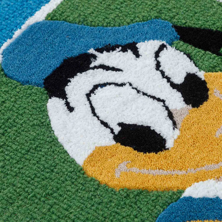 Mickey And Pluto Hand Tufted Woollen Rug