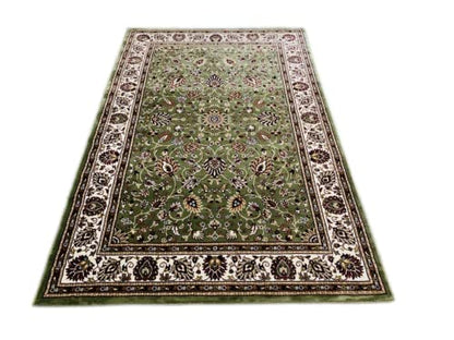 Prince Carpets for Living Room Kashmiri Carpets for Living Room Supersoft Silk Touch Green Color 2 x 6 feet