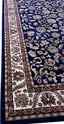 Prince Carpets for Living Room Kashmiri Carpets for Living Room Supersoft Silk Touch Blue Color 2 x 6 feet