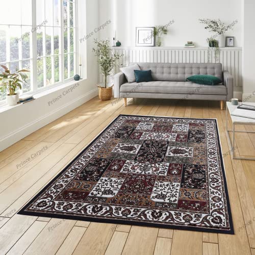 Prince Carpets for Living Room Kashmiri Carpets for Living Room Supersoft Silk Touch Blue Color 2 x 6 feet