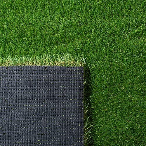 Prince Carpets Natural Looking high Density Long Lasting Aritifical Grass Carpet for Home Lawn Balcony Landscaping Indoor & Outdoor Decorating Purpose Thickness 35 mm Size 6.5X 19 feet