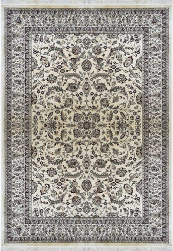 Prince Carpets Supersoft Kashmiri Silk Luxury Persian Design Anti Skid Backing Washable Carpets for Living Room Bedroom Drawing Room Hall Home Camel Color 2 x 6 feet