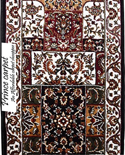 Prince Carpets for Living Room Kashmiri Carpets for Living Room Supersoft Silk Touch Black Color 2 x 6 feet