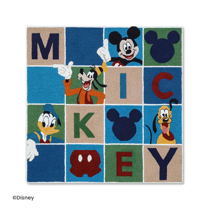 Mickey And Pluto Hand Tufted Woollen Rug