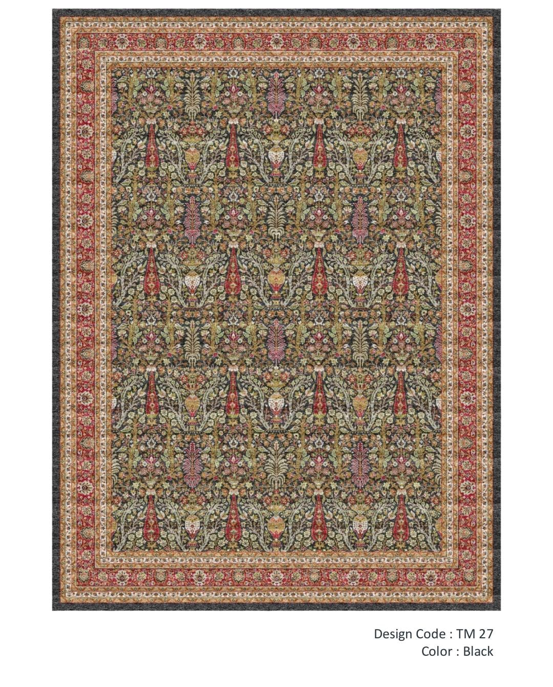 Traditional Persian Mughal Design Carpets & Rugs