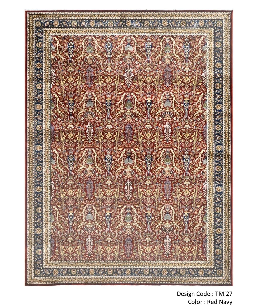 Traditional Persian Mughal Design Carpets & Rugs