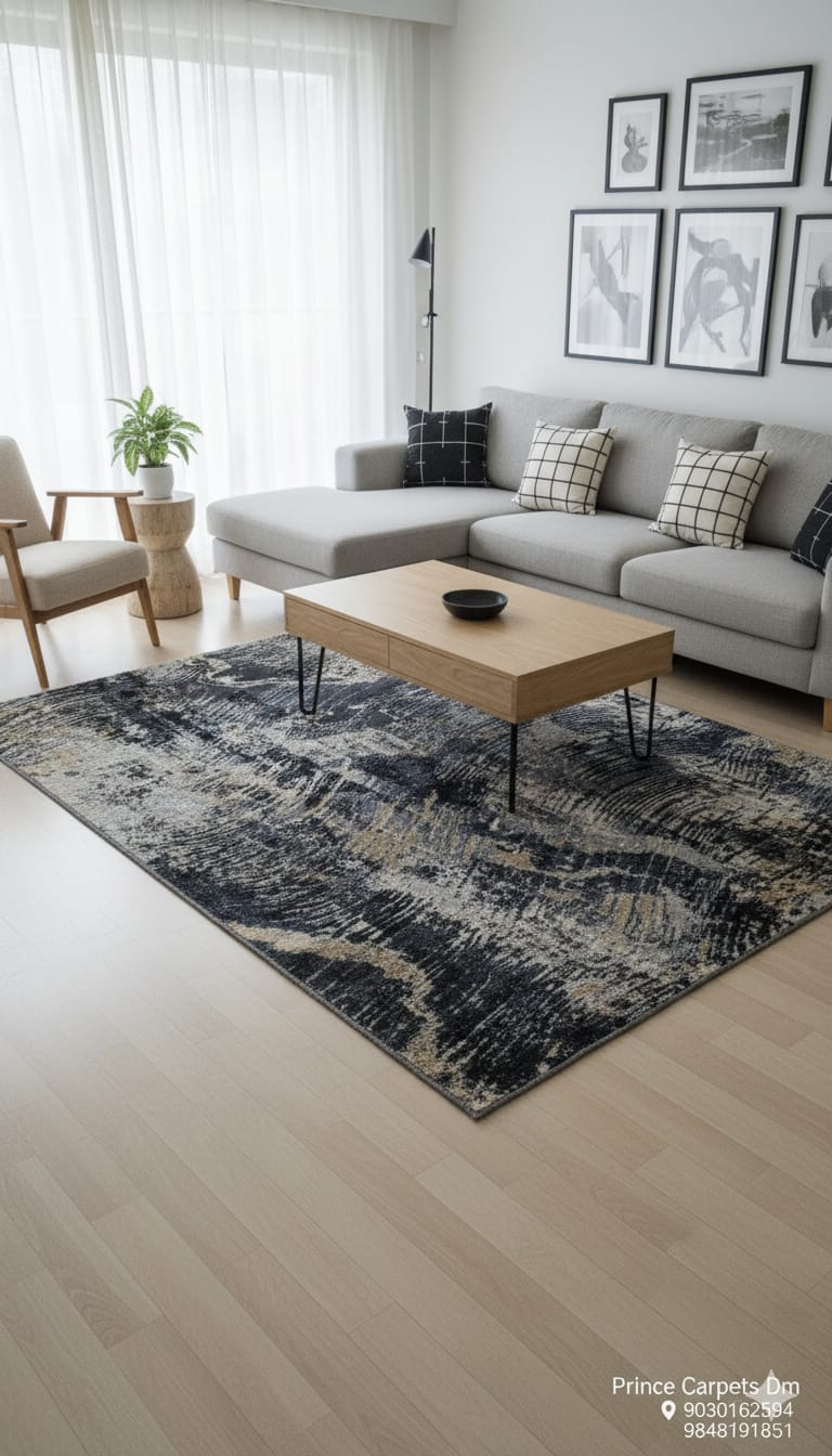 Prince Carpets Modern Abstract Motif Rugs