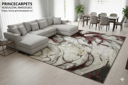 Premium Modern Abstract Carpet - Elevate Your Home with Artistic Luxury