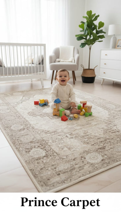 Contemporary Abstract Area Rug - Premium Wool Carpet for Modern Home Interiors