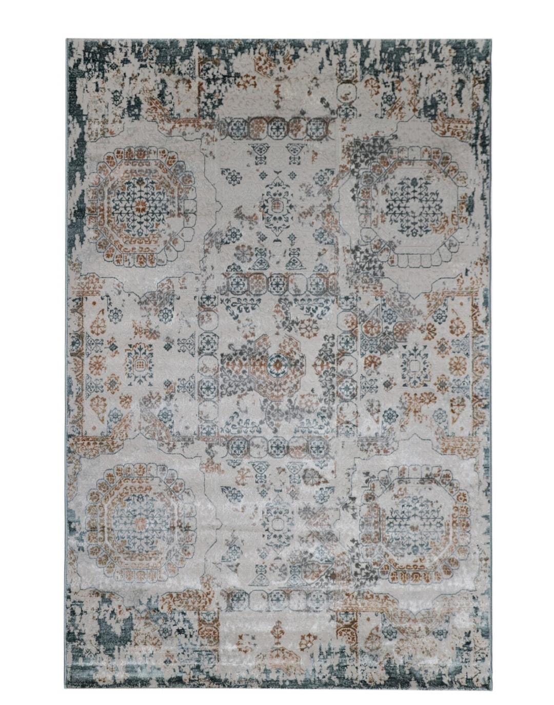 Trending Traditional Modern Abstract Style Carpet for Living Room Bedroom Non-Fade Soft Floor Rug for Hall & Bedroom | Easy Clean & Non-Slip Backing